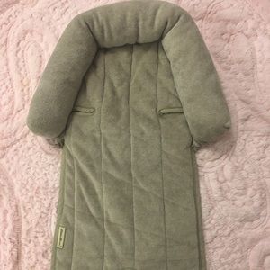 Infant head support, sage green